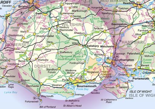 Area map for septic tank services